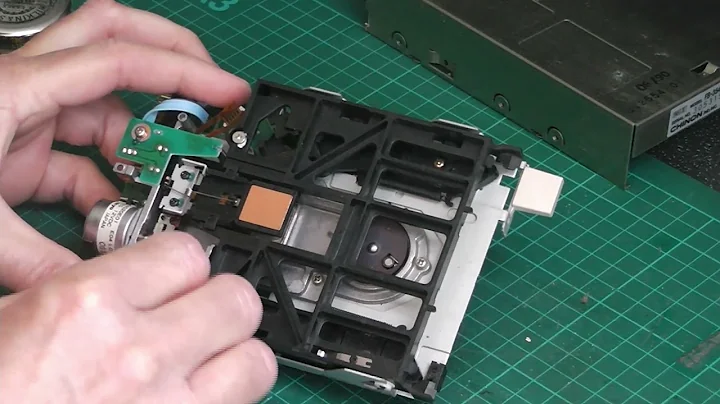 Amiga disk drive service and clean