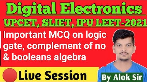 Digital Electronics MCQs For LEET 2021 | Leet exam 2021 | Leet online coaching | digital electronics