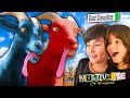 Cabra AZUL Vs. cabra ROJA, Dani y Evan en Goat Simulator 3!!
