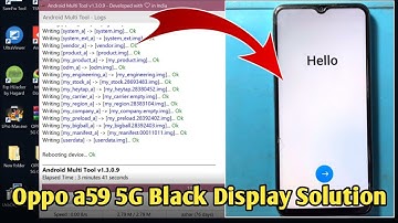 Oppo A59, A78,Display Blank Solution | Oppo A59 Black Display Soltion | Junior Tecnology