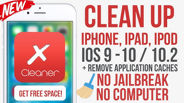 Clean up your iPhone with XCleaner IOS 9 - 10 / 10.2 No Jailbreak No Computer