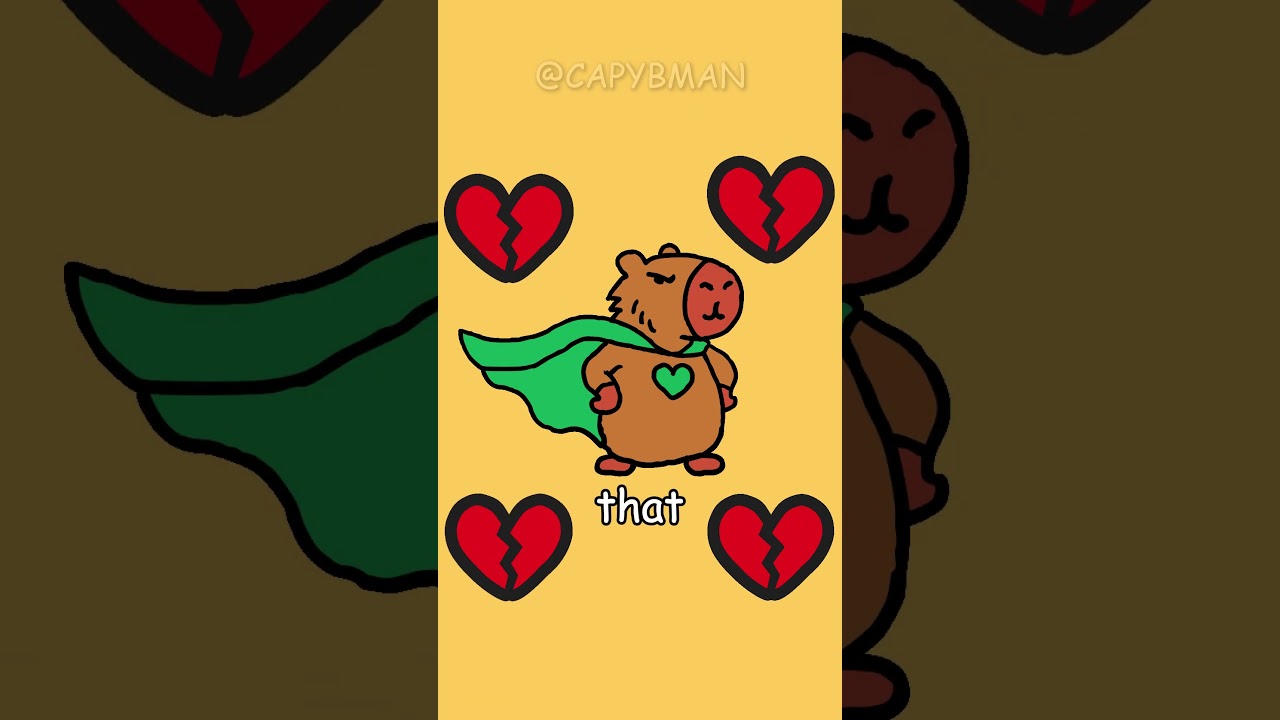 Capybara Decided Never Love The Same Way Again