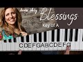 Blessings -Laura Story (Key of A)//EASY Piano Tutorial