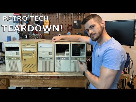 Vintage Computer Teardown and Test: Let's check out the Baby AT towers from the Franklin eWaste haul