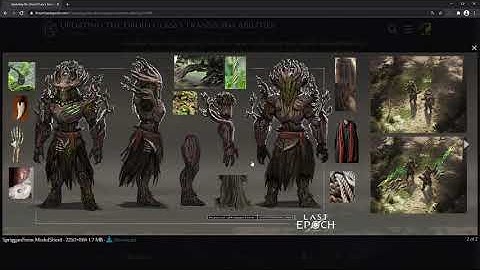 New Transformation Models In The Works!! Last Epoch