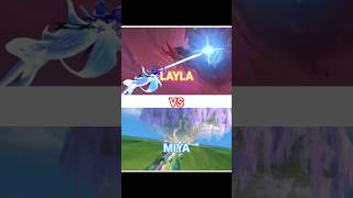 Layla vs Miya #mobilelegends #mlbb #mobalegends5v5 #layla #miya