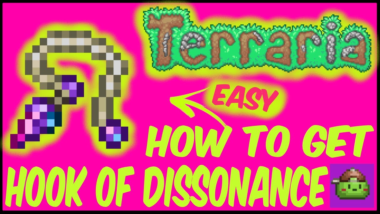 How To Get Hook of Dissonance In Terraria Terraria 1.4.4.9 YouTube