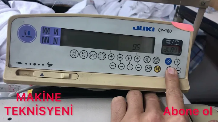 Juki reset fındık motor cp 180 panel