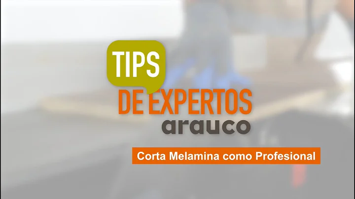 Arauco Mxico - Tips Expertos Arauco - 1. Corta Melamina como Profesional