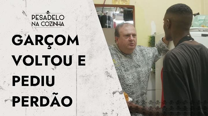 Garçom que ameaçou bater em Jacquin volta ao restaurante e pede perdão ao chef