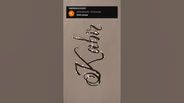 Tag KABIR🪄🍁#shorts#calligraphy#satisfying#modern #nameart #trending #magical#viral