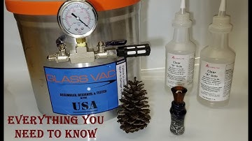 STABILIZING ,CASTING RESIN.. FINISHED PINECONE DUCK CALL