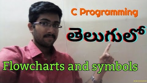 Flow charts and symbols in C programming in telugu. Vamsi Bhavani Tutorials.
