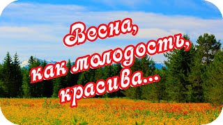 Весна, Как Молодость Красива... 🌸 Она Чудесна - Как Цветок...🌸Красивая Видеооткрытка🌸