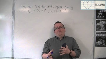 OCR MEI Core 2 5.10 From an Inductive Definition to an Arithmetic Sequence Problem