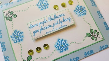 DESIGN TEAM GREETING CARD | Maymay Made It Stamp Set | Paper Crafting