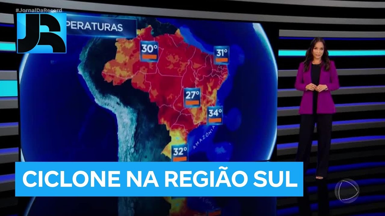 Previsão do Tempo: ciclone extratropical deve provocar chuvas e ventania no sul do país