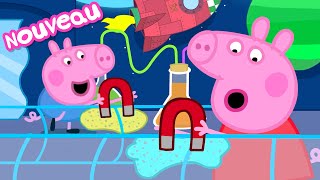 Les histoires de Peppa Pig | Expérience Sur la Bave Magnétique | Épisodes de Peppa Pig