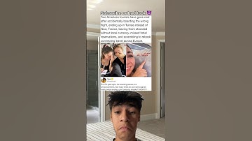 Two American tourists have gone viral after accidentally boarding the wrong flight, ending up