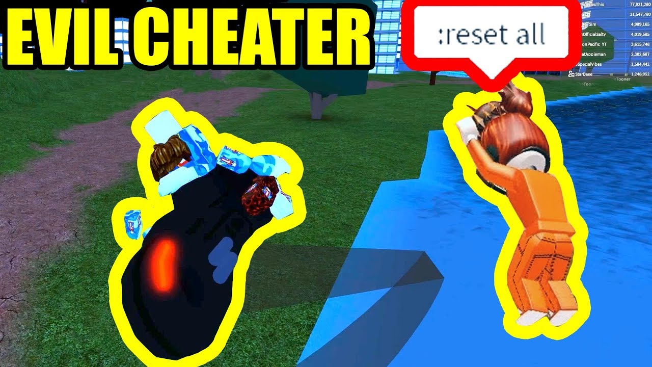 Cheater Makes Everyone Oof In Jailbreak Battle Royale Roblox