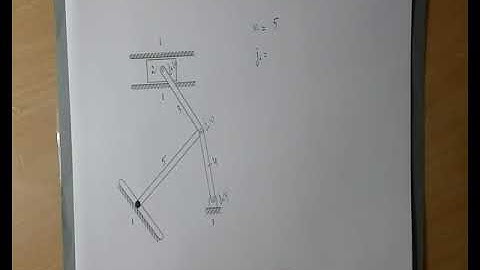 Theory of Mechanisms - Problem 1-4