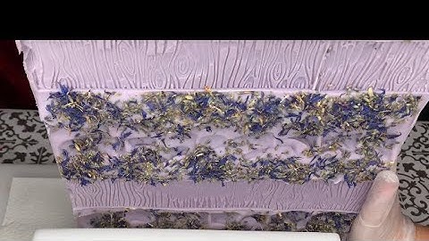 Lavender Field Cold Process Soap Making and Cutting