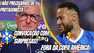 SAIU A CONVOCAÇÃO DA SELEÇÃO BRASILEIRA! NEYMAR FICA DE FORA E TIVEMOS ALGUMAS SURPRESAS PRA COPA.