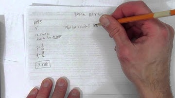 BINOMIAL DISTRIBUTION WORD PROBLEM 1