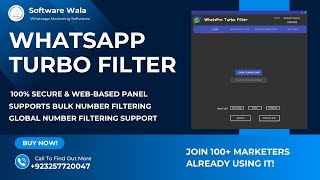 WhatsApp Turbo Filter Full Tutorial in Urdu | Fast WhatsApp Number Filter Software 2025 | screenshot 3