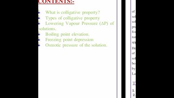 investigatory project on colligative property class 12 chemistry