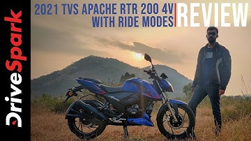 2021 TVS Apache RTR 200 4V Ft. Ride Modes Review | Road Test Review | DriveSpark