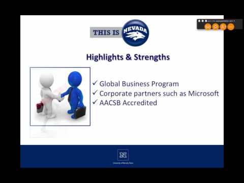 UNR College of Business Webinar