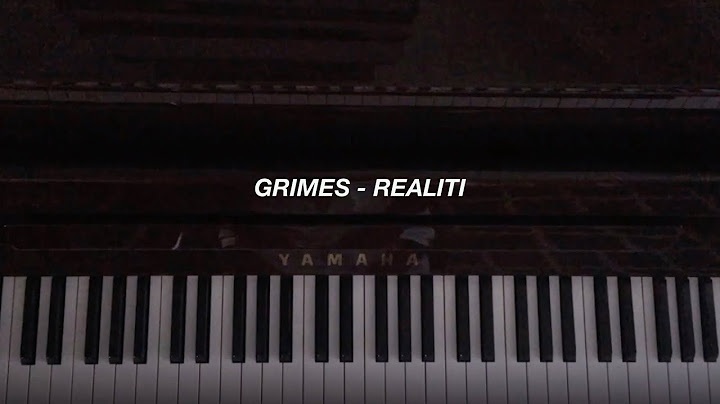 Realiti Piano version - Piano performance video thumbnail