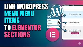 How to Link WordPress Menu Items to Elementor Sections 2026 🔗 Easy Guide