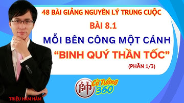 Bài 8.1. Mỗi Bên Công Một Cánh - Binh quý Thần tốc (Phần 1/3) - 48 Nguyên Lý Trung Cục-Triệu Hâm Hâm