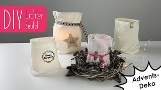 DIY Lichter Beutel selber Nähen | Säckchen | Advent Deko | Weihnachten