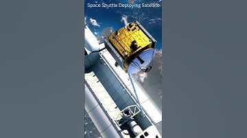 Space Shuttle Deploying Satellite #space #spaceshuttle #satellite #viralvideo