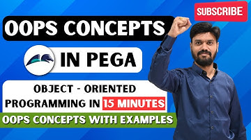 OOPS Concepts | Object - Oriented Programming in 15 Minutes | Pega OOPS Concepts with Examples