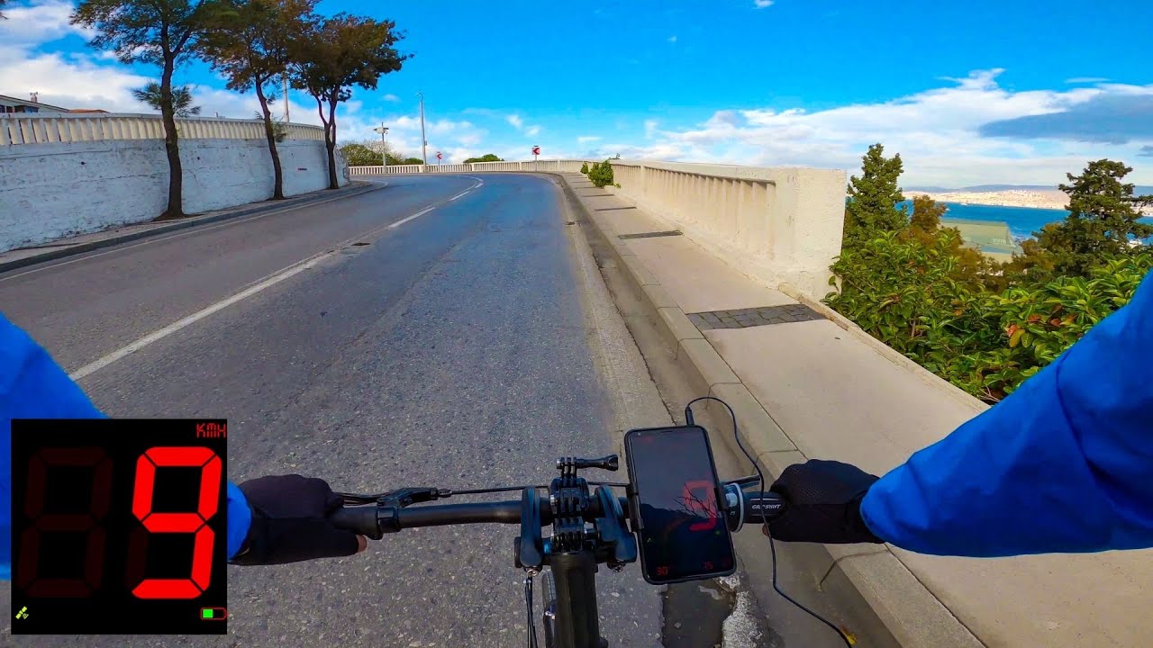 Katlanır Bisikletle Yokuş Çıkmak 1. Bölüm - 52 Ayna kolu 44 İle Değiştirmek !