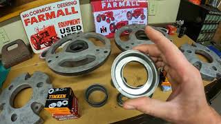 Farmall Super M Wheel Swap Continues  Finding Bearings & Fabricating New Pieces!