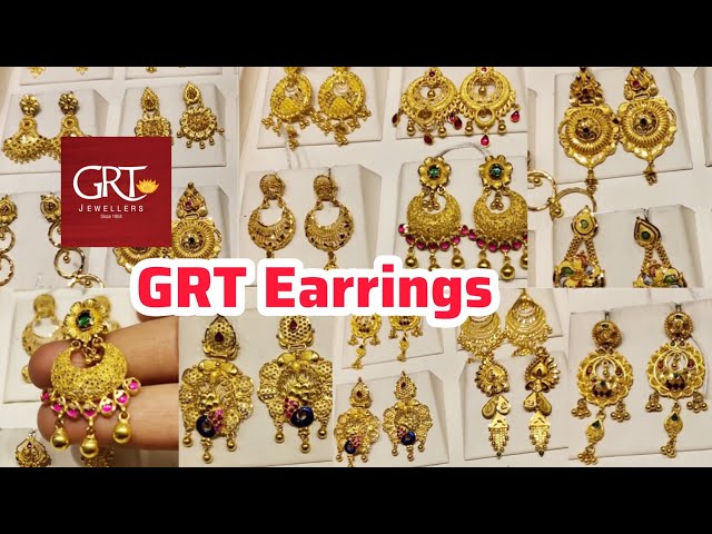 Unique Gold Necklace Set From GRT Jewellers - South India Jewels