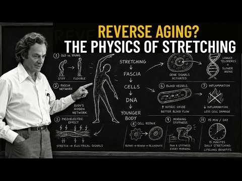 The Physics of Why STRETCHING Reverses Aging