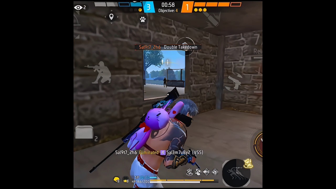 DESTROYING THE ENEMIES WITH AWM ☠️😈 