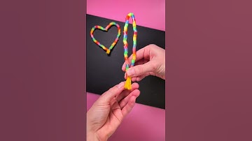 Hearts from Straws 💜 DIY Toys💝