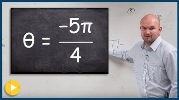 How to graph negative angles in radians
