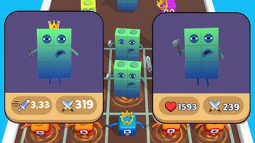 Number Cube War: Merge Idle 🌟🌟 VS 🌟🌟 Merge Number Cube: Fam Run