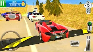 Parking Island Mountain Road #2 - Red Cabrio Driving - Android Gameplay FHD