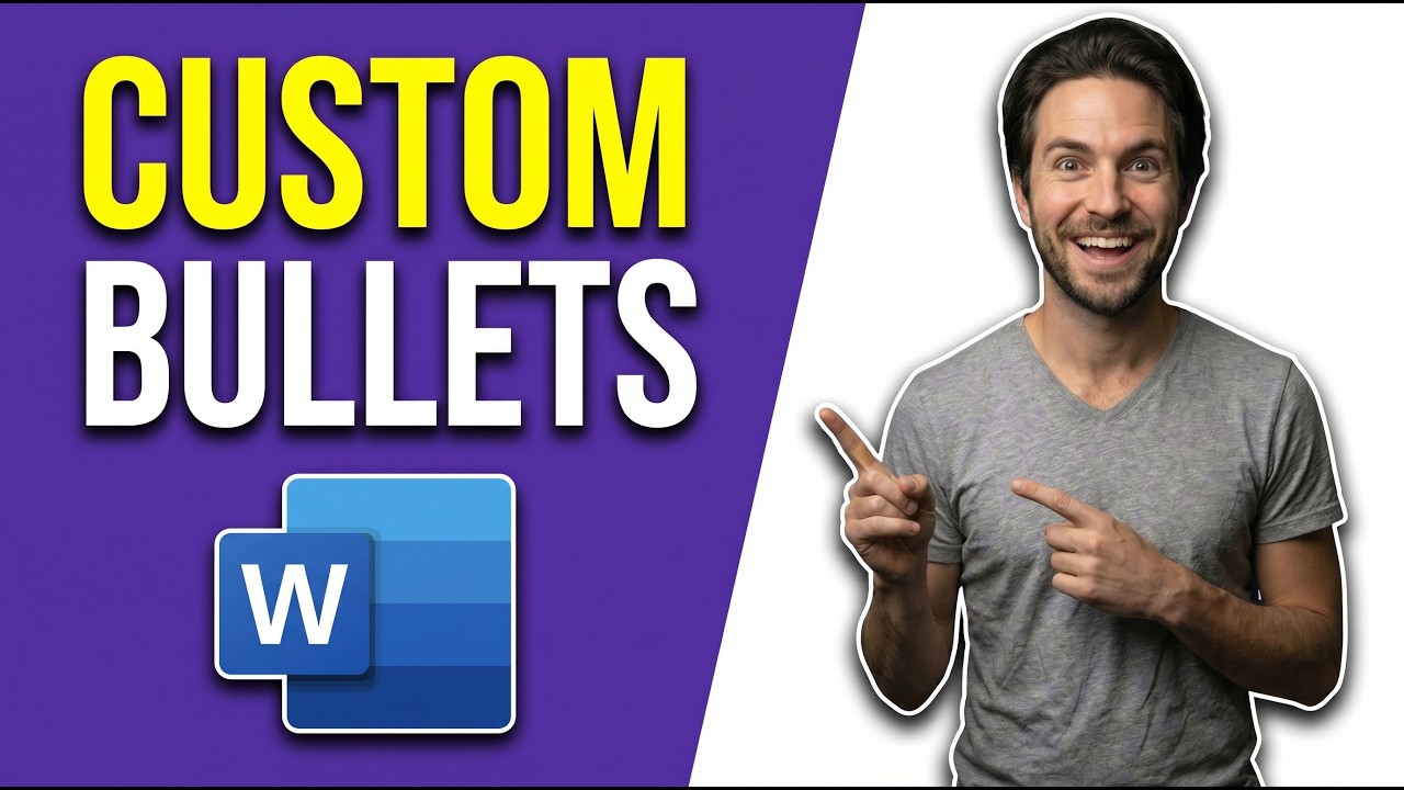 How To Create Custom Bullets In Microsoft Word (Easy Guide) - YouTube