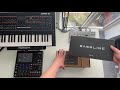 Unboxing Erica Synths Bassline DB-01 while jamming with Akai MPC One &amp; Roland TB-03