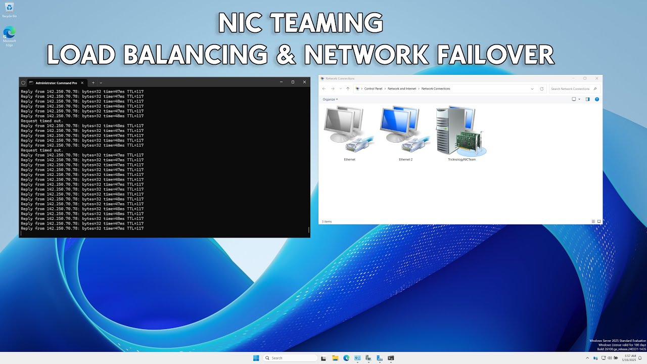 Enable Load Enable Load Balancing with NIC Teaming in Windows Server 2025 - YouTube